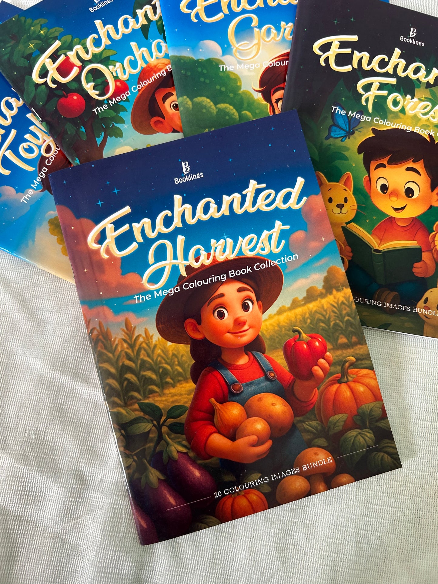 Enchanted 100 Colouring Images Set