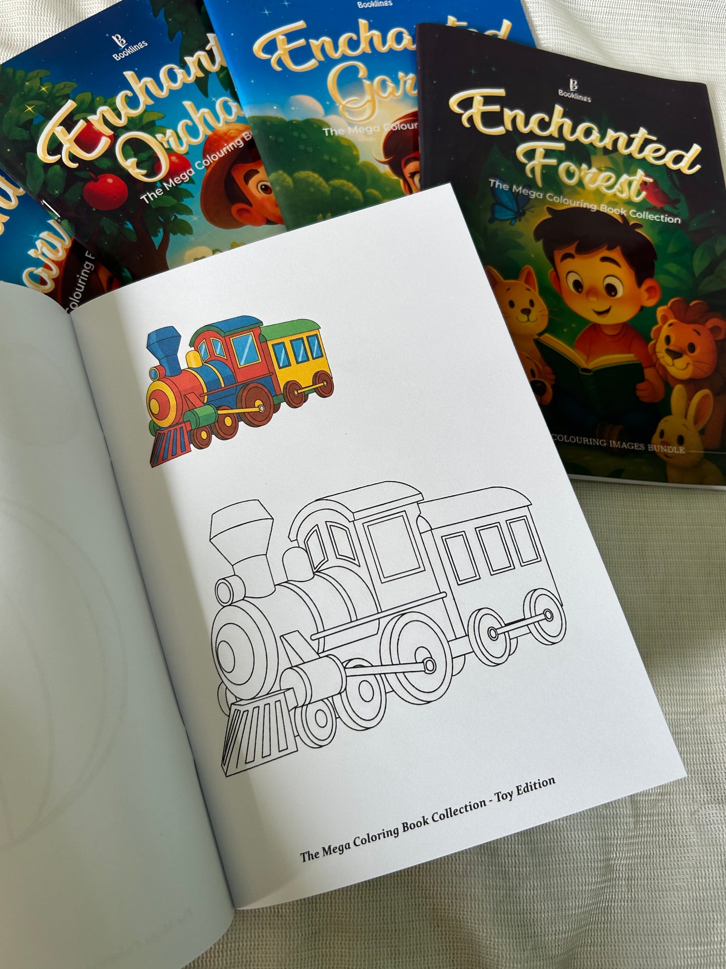 Enchanted 100 Colouring Images Set