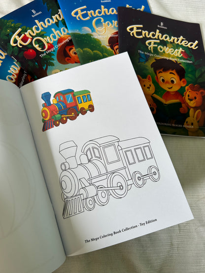 Enchanted 100 Colouring Images Set