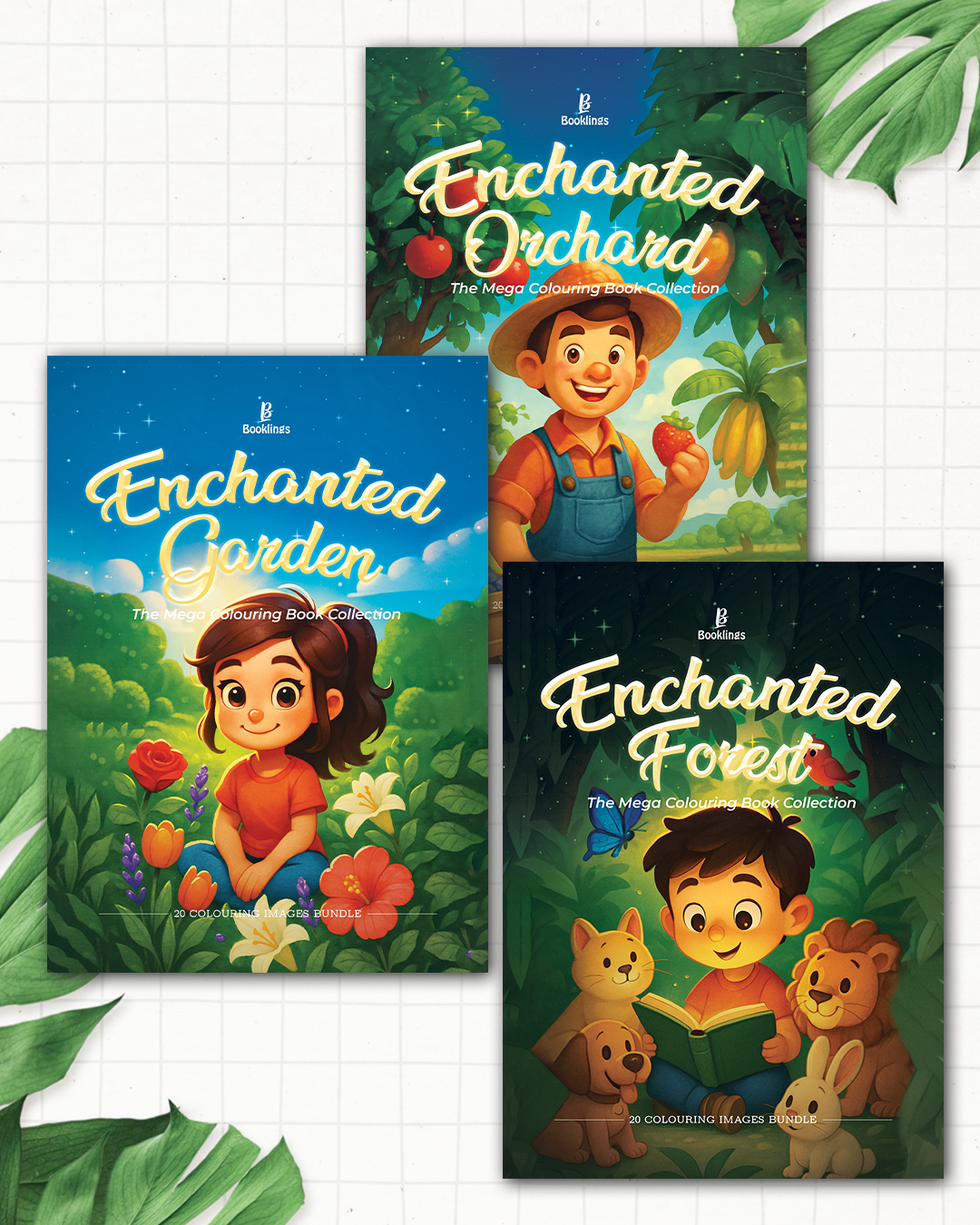 Enchanted Colouring Images Set of 3