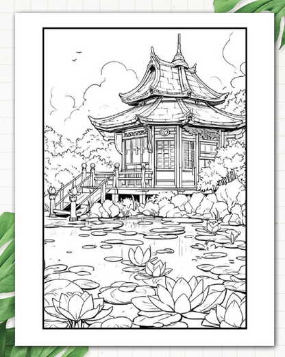 The Inky Paradise  Adult Colouring Book