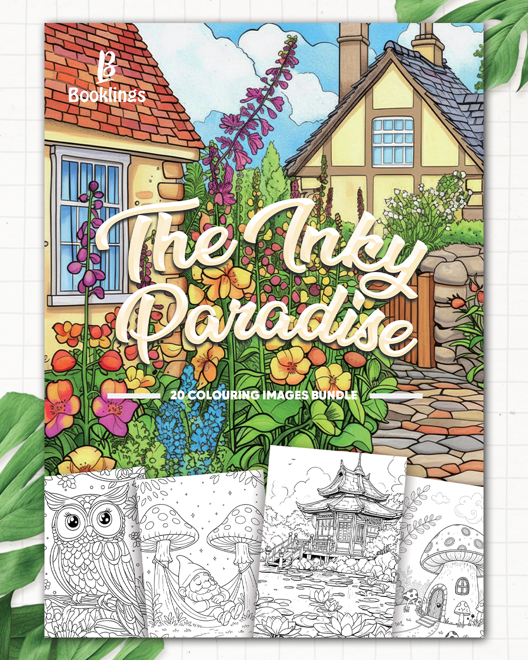 The Inky Paradise  Adult Colouring Book